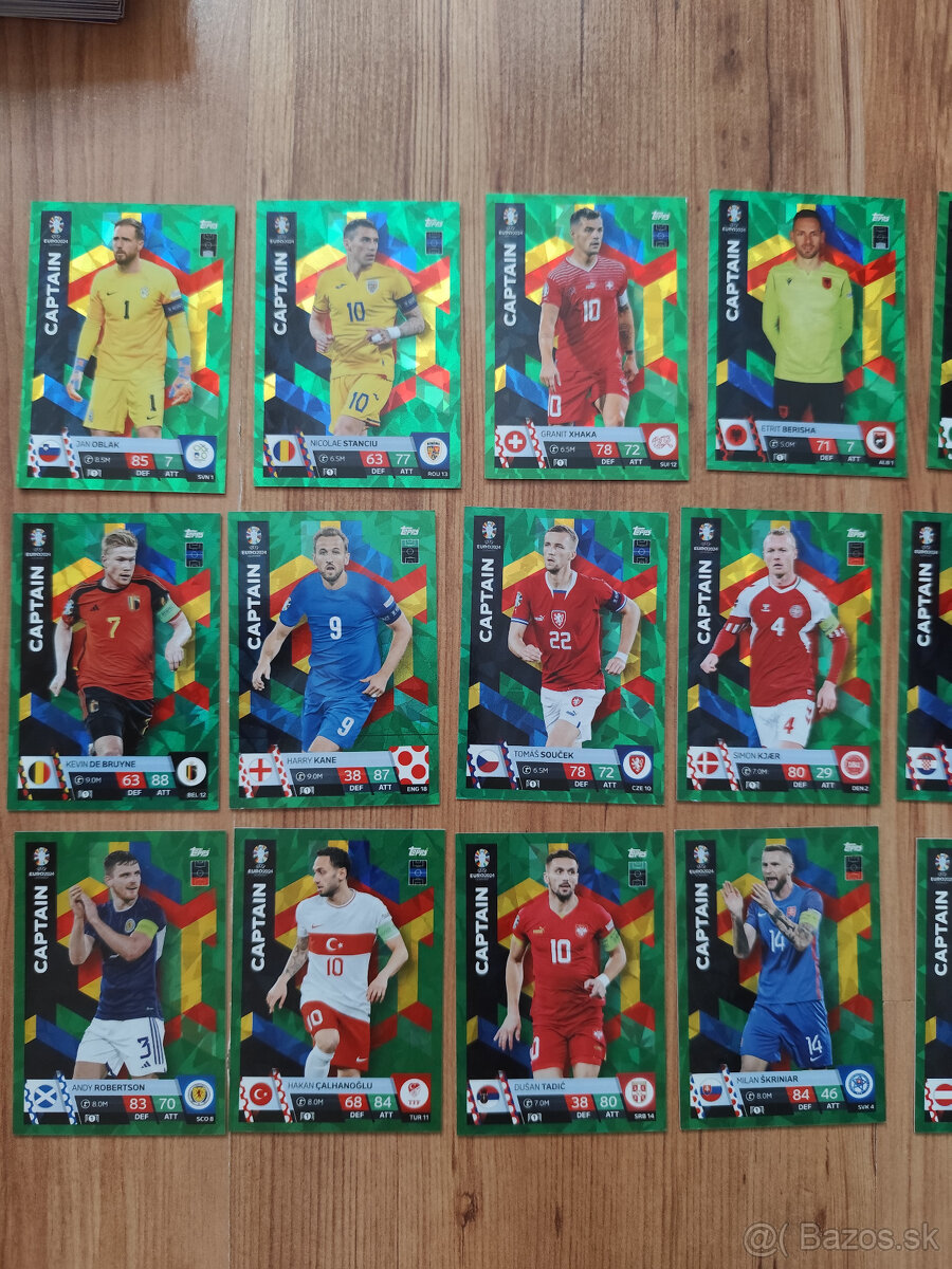 Euro 2024 Futbalové kartičky Match Attax - Paralelky - 13