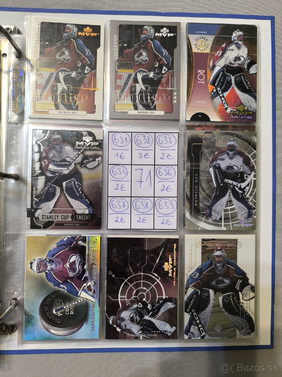 Hokejové kartičky - Patrick Roy 3 - 13