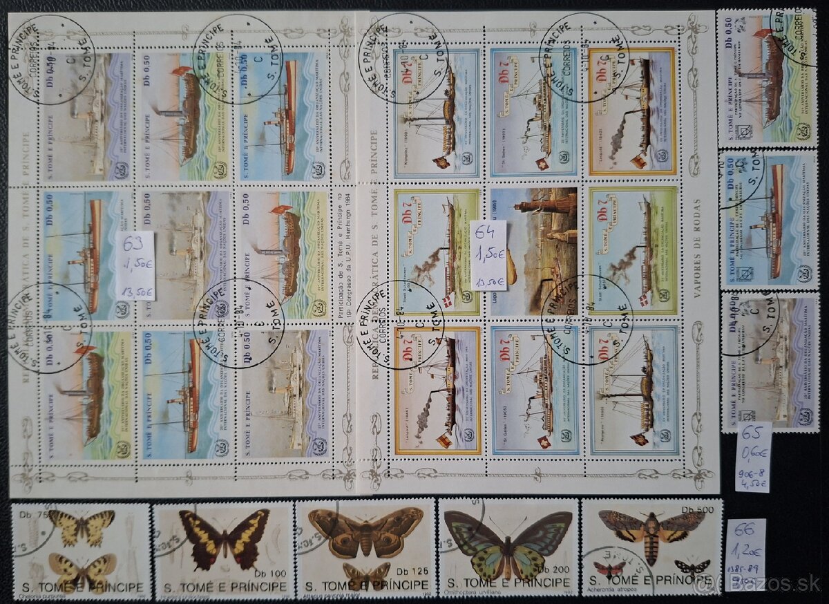 Postove znamky Mix 5 (99poloziek) - 13