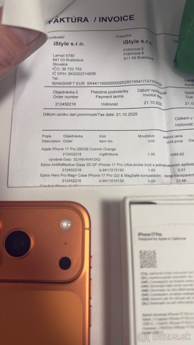 iPhone 17 Pro 256 GB , Cosmic Orange - 13