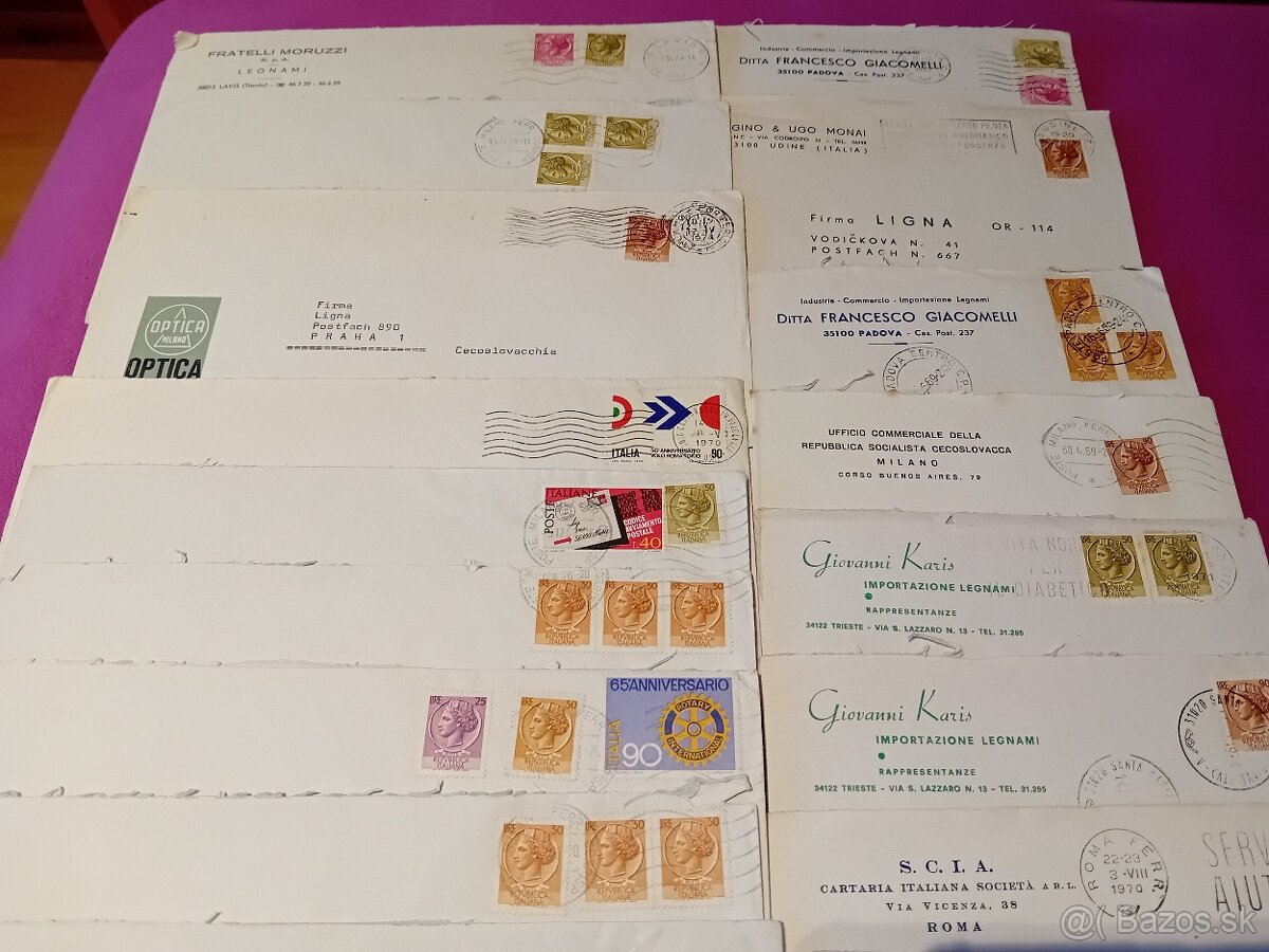 Známky Taliansko v albume - 13