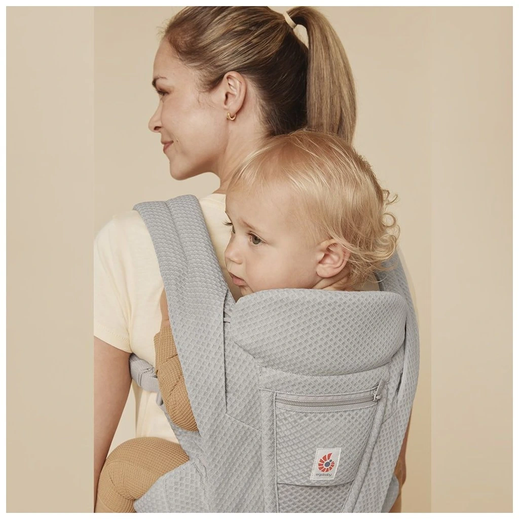 Nosič ERGOBABY - OMNI DELUXE Mesh - Pearl Grey - NOVÝ - 13