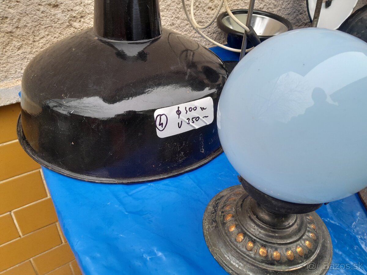 Petrolejová,bakelitová,industriálna ,železničiarska lampa. - 13