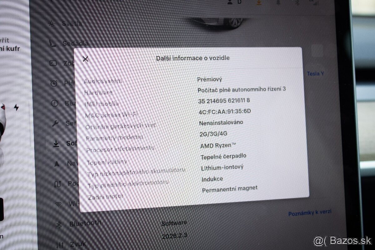 Tesla Y LR, Ryzen, R20, SOH 92%, nelakované, DPH - 13