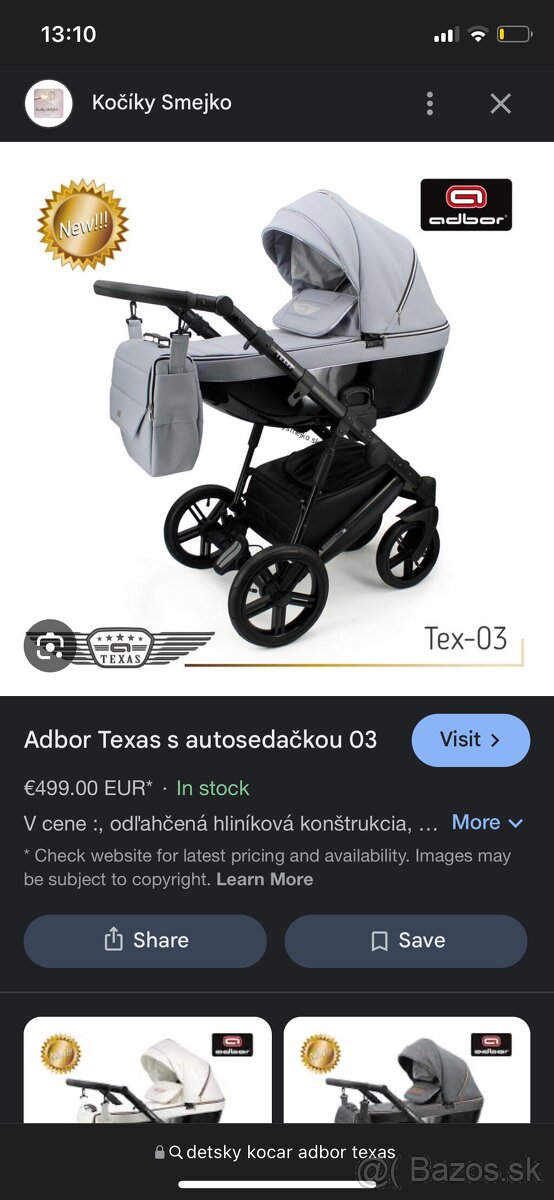 Kočár Adbor Texas 2 kombinácia - 13