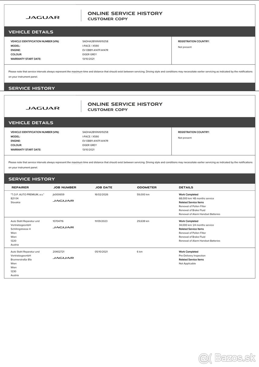 Predám elektro auto SUV Jaguar I-PACE EV320 - 13