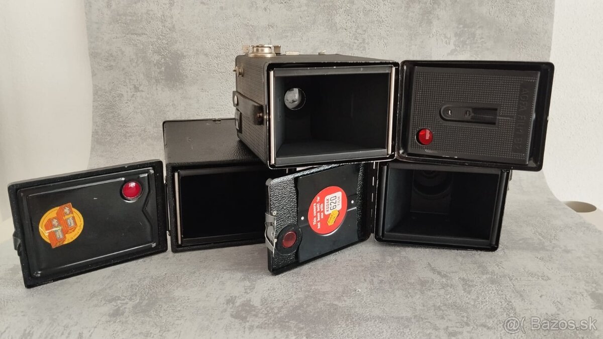 3x staré fotoaparáty, prodej jen vcelku jek je nafoceno. - 13