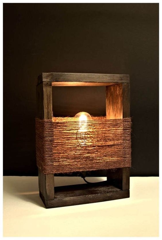 Lampy zo starého dreva - 13