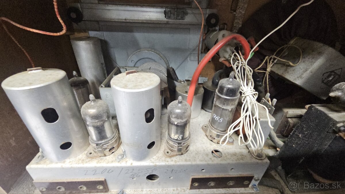 ☆ Starožitné elektronkové radio INGELEN COLOMBUS 51W - 13