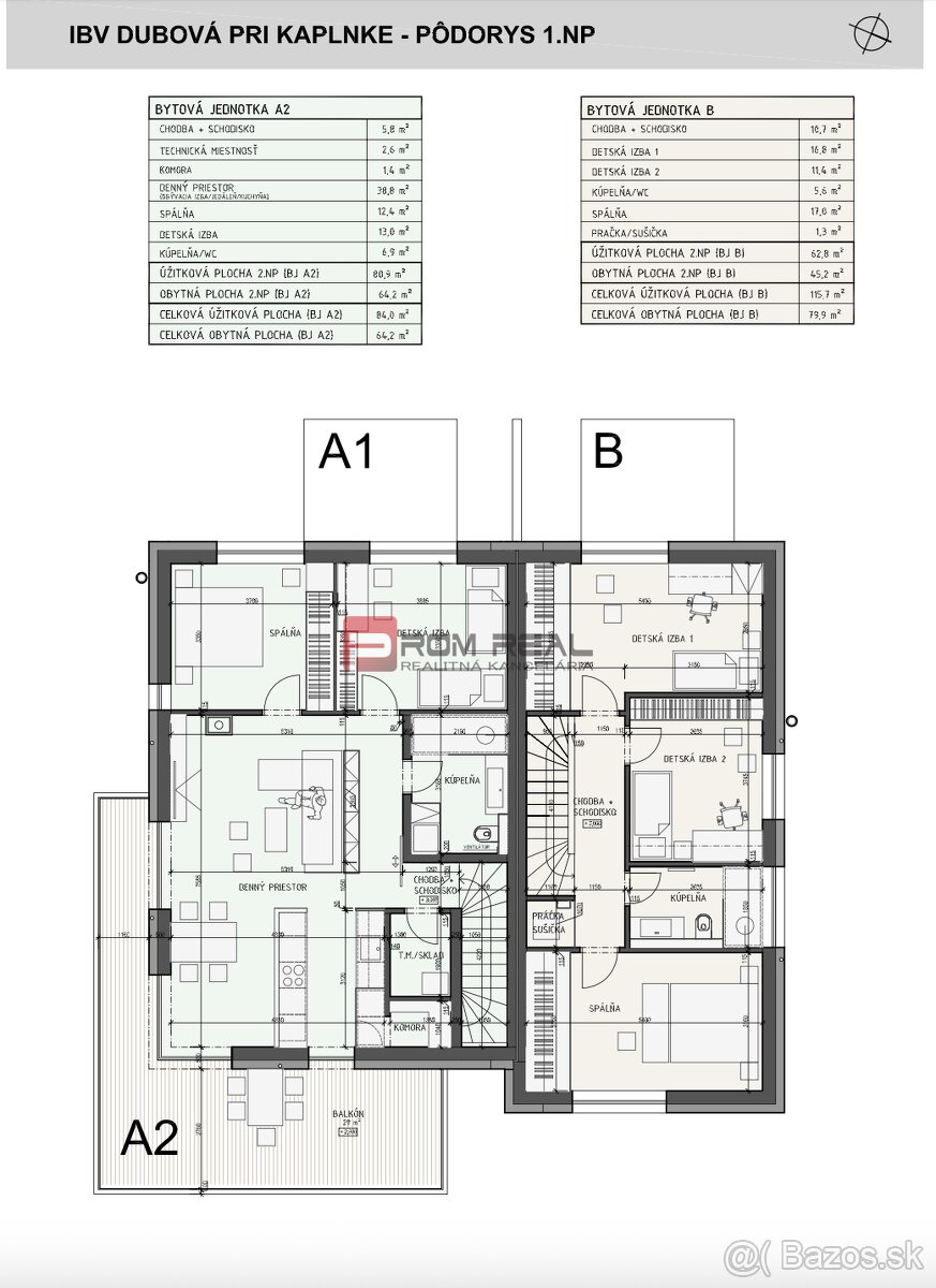 4-izbový mezonet so záhradou v projekte PRI KAPLNKE – Dubová - 13