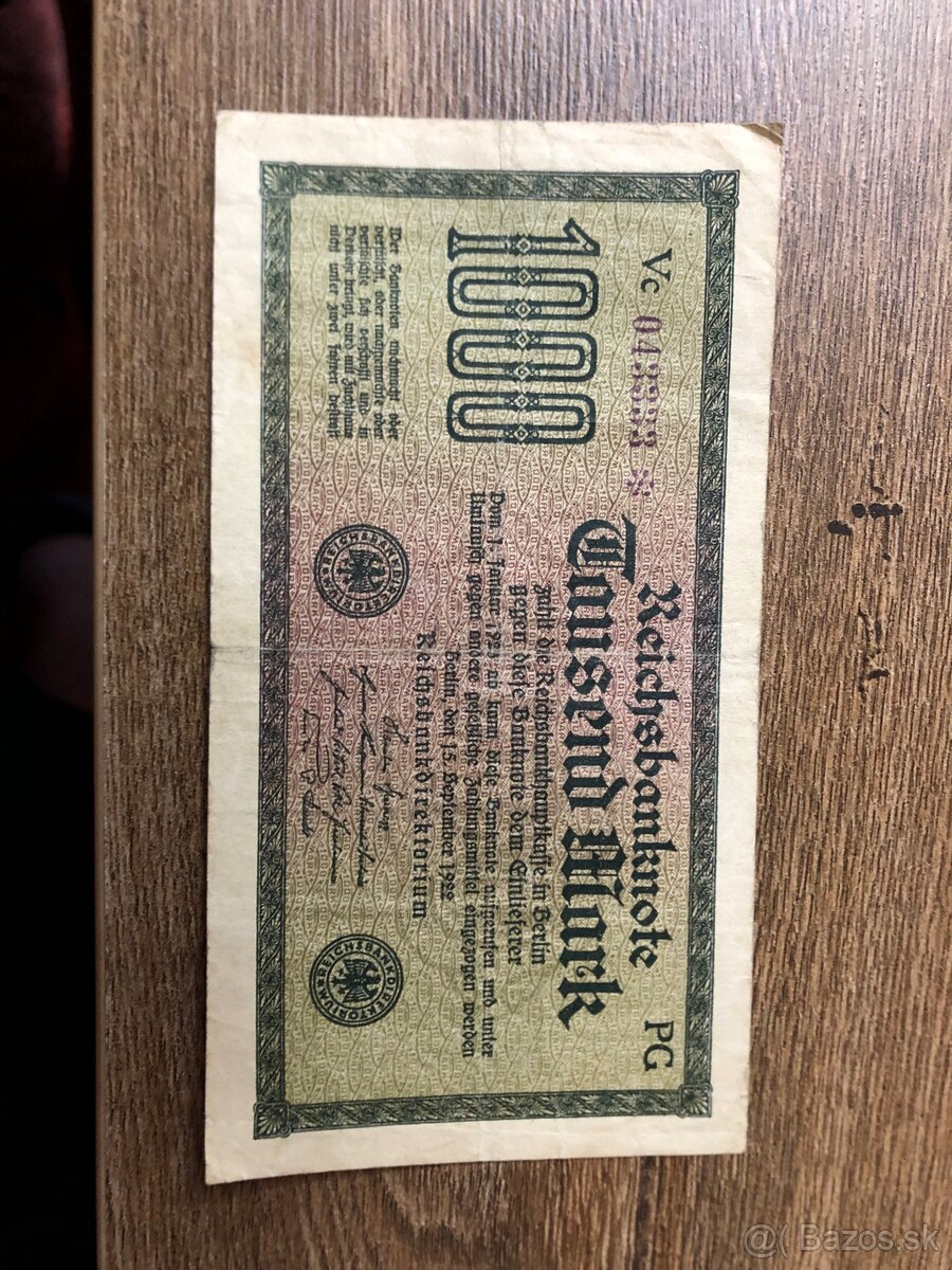 Bankovky DEUTSCHLAND 3 - 13