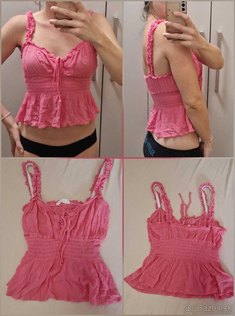 topy, croptopy, tielka, blúzky - 13