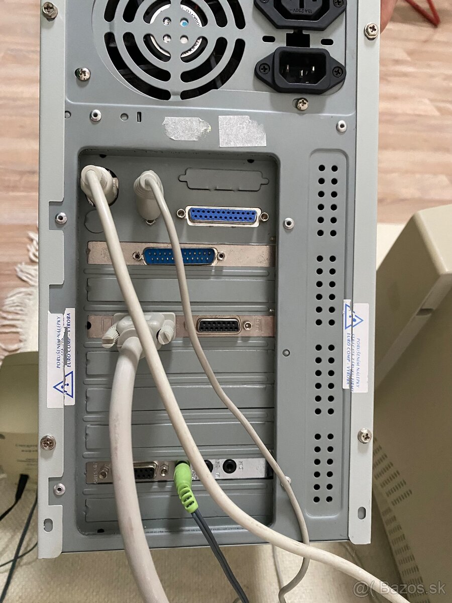 Retro PC AT - Pentium MMX, kompletna zostava s CRT - 13