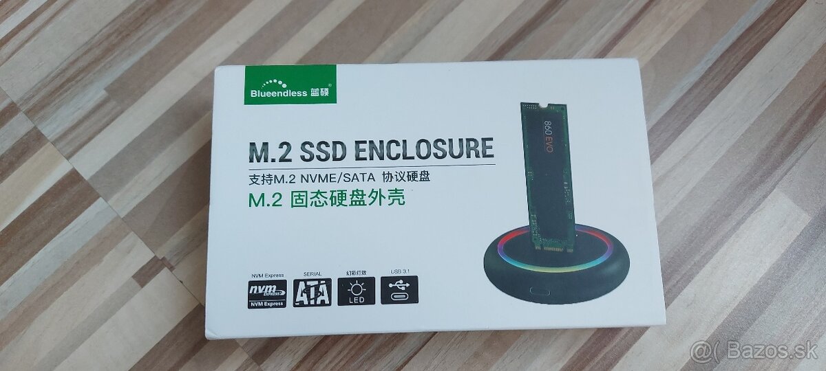 Dokovacia stanica pre SSD M.2 PCIE/NVMe,M.2 SATA III-NEW - 13