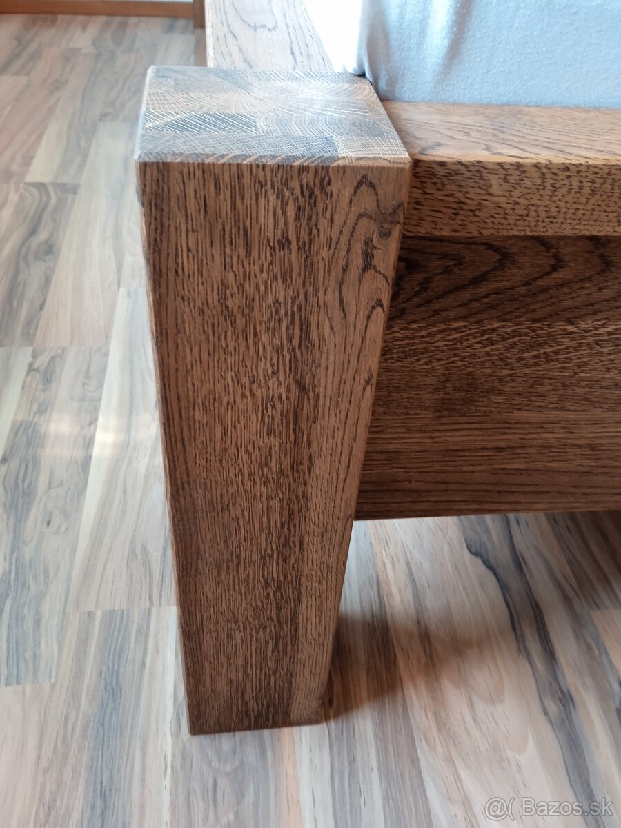 Luxusná dubová posteľ Megan - 13