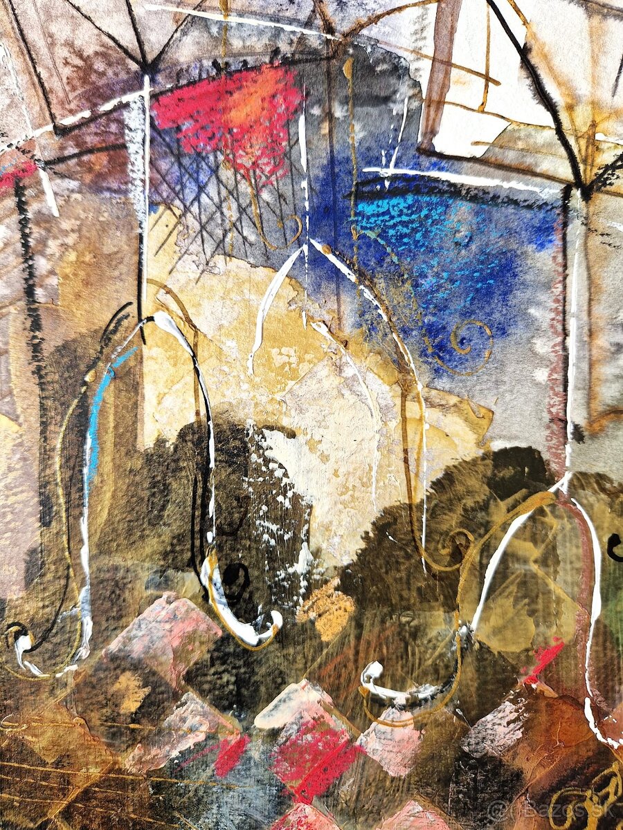 Michael Rosenwein - A Hidden Beautiful Spectator (akvarel) - 13