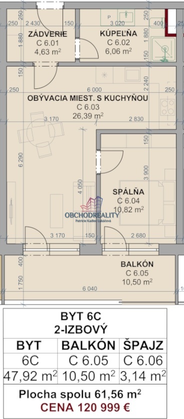 GREEN SIDE IX. - 2 - izbové byty s balkónmi - 13