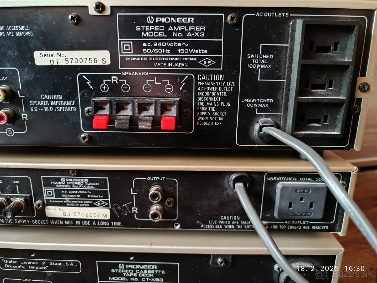 PIONEER A-X3... PIONEER CT-X50... PIONEER F-X30L - 13