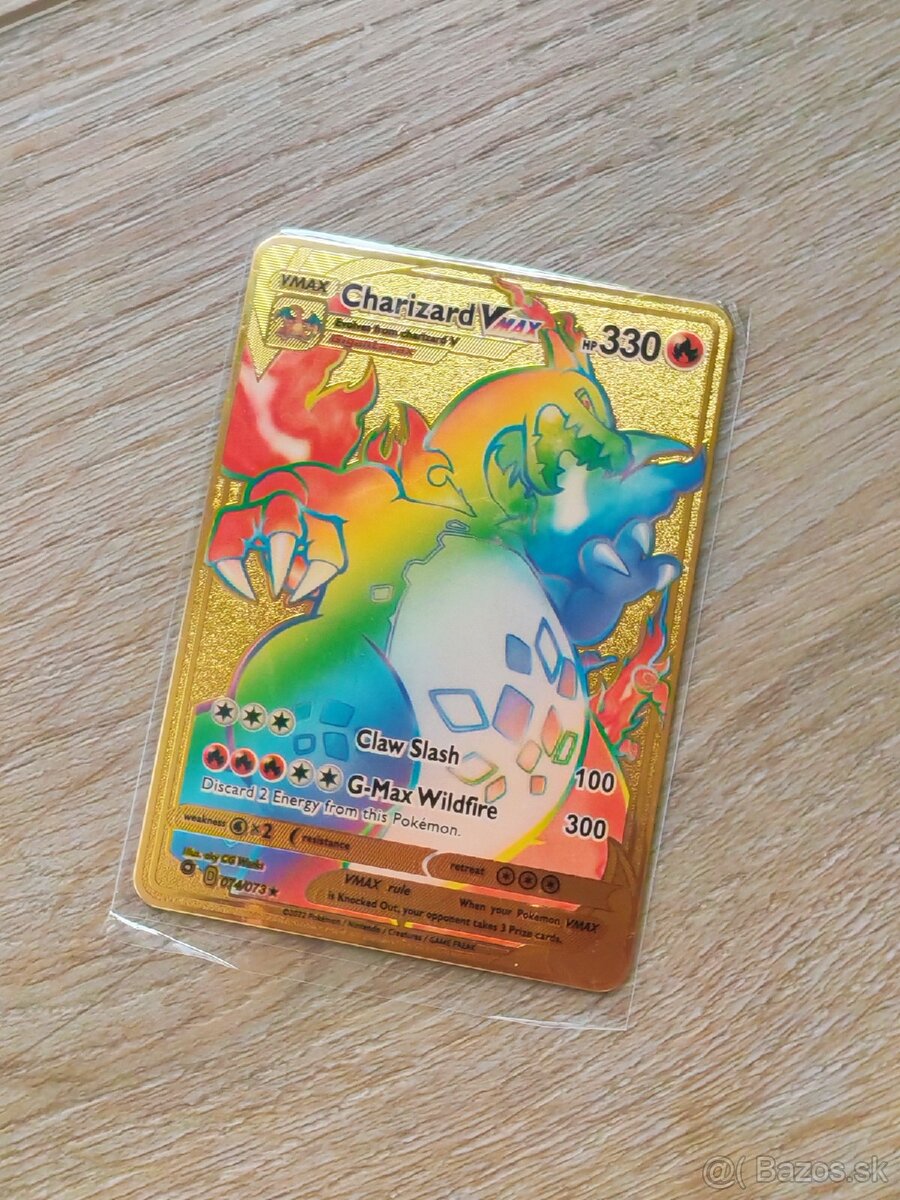 Kovové Pokémon karty - 13