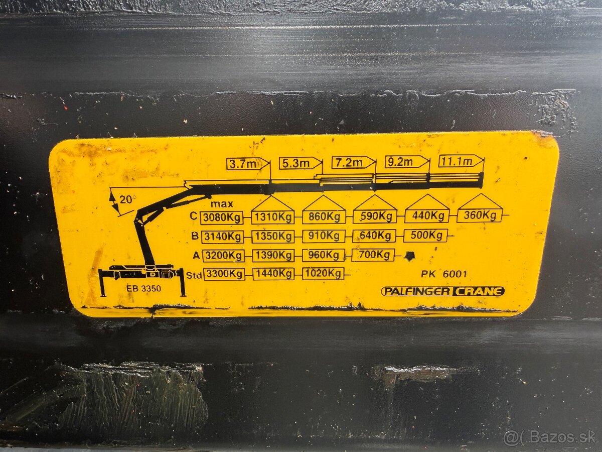 Iveco Eurocargo s hydraulickou rukou, 7,5t - 13