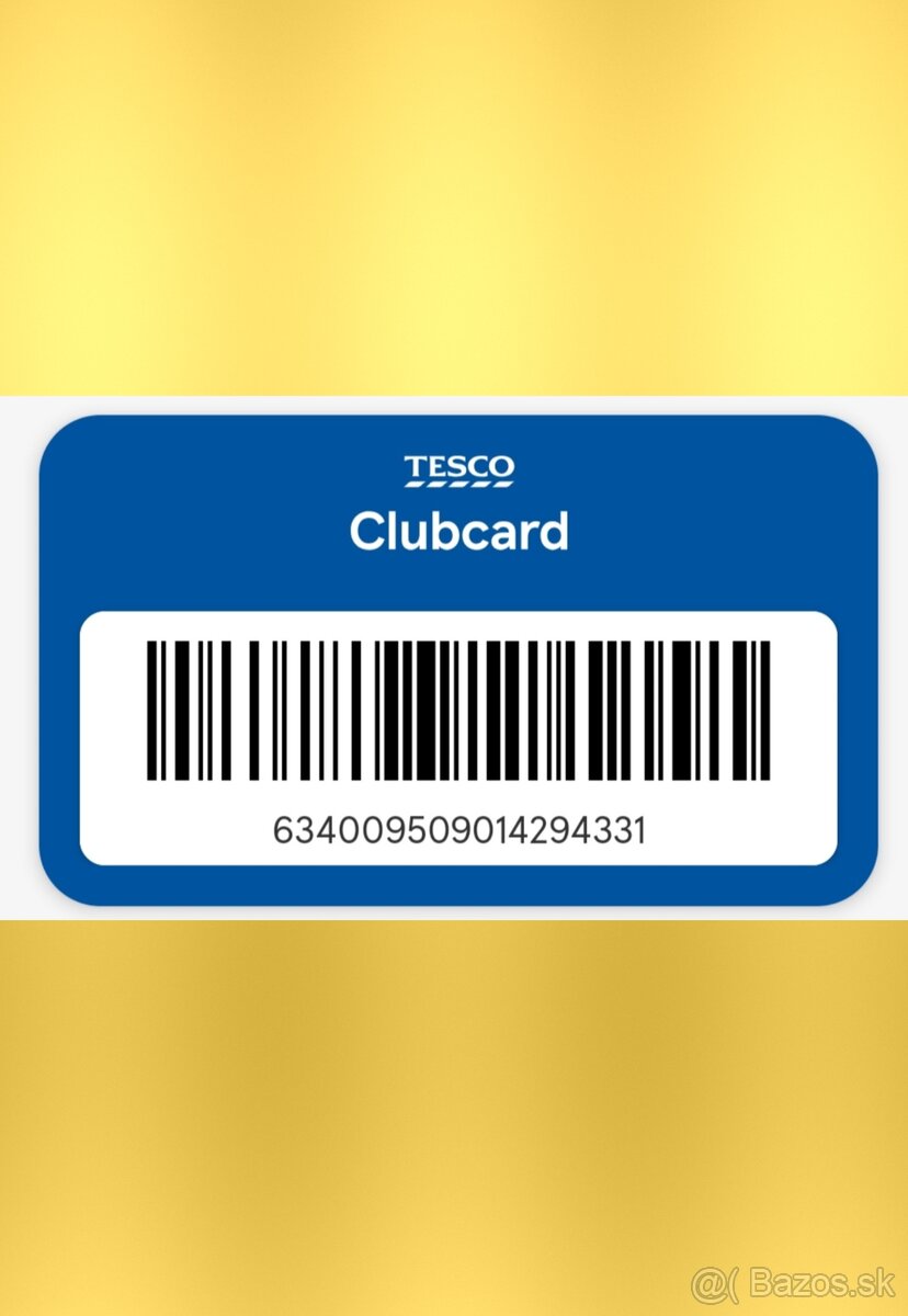 Clubcard Tesco - 13