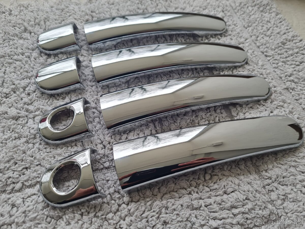 Chromové krytky klučiek ŠKODA VW SEAT - 13