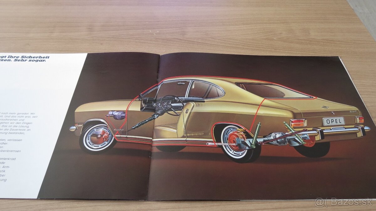 Prospekty Opel Vauxhall GM 60.-90. léta. - 13