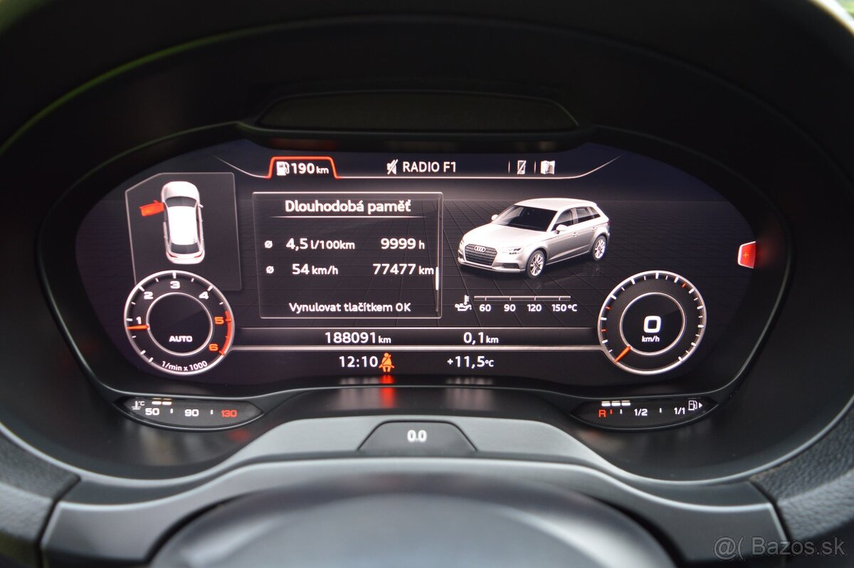 Audi A3 Sportback 1.6TDI - FACELIFT , Virtual , MANUÁL - 13