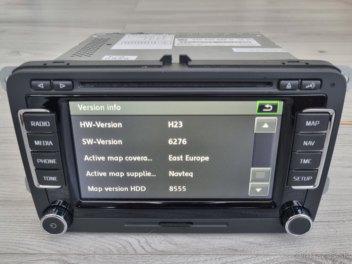 Skoda Columbus 2014 RNS510 Navi LED SSD Mapy V17 2020 - 13