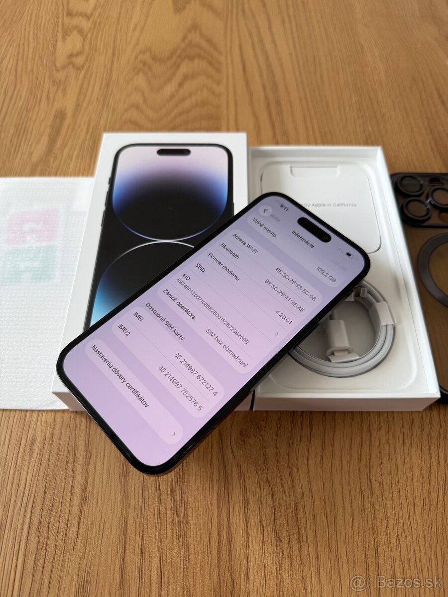 iPhone 14 Pro 128 gb Space black v záruke+príslušenstvo - 13