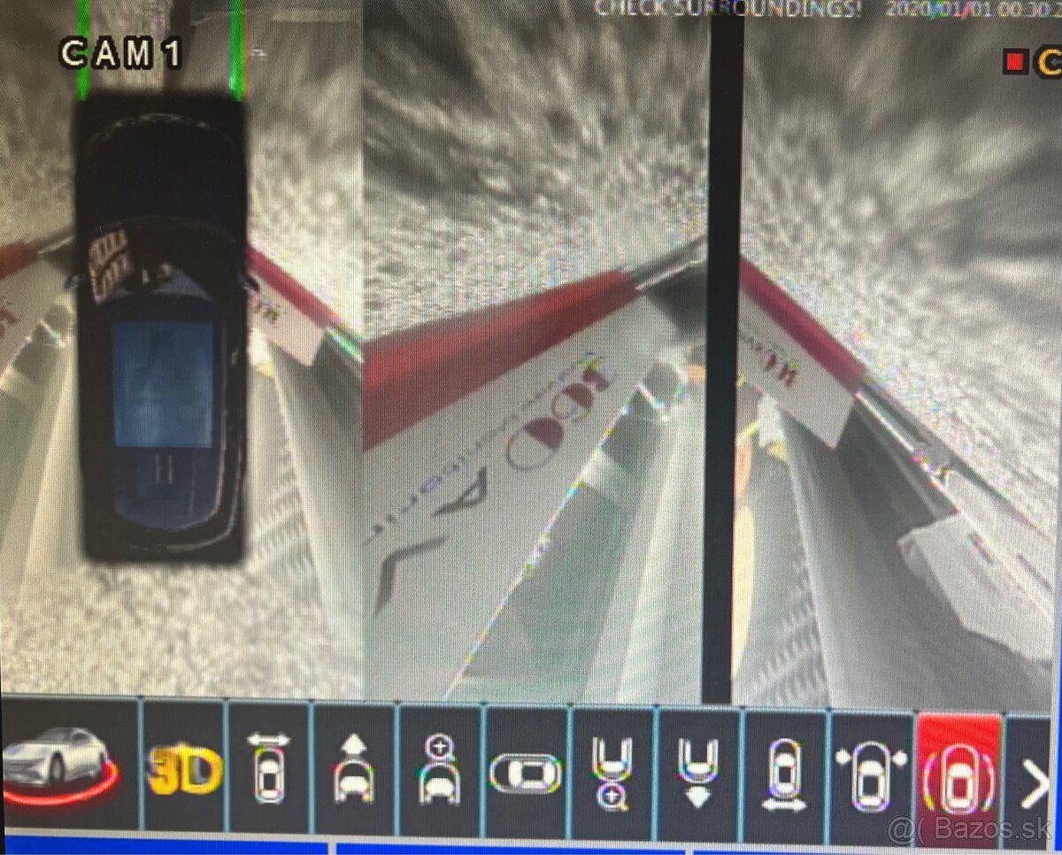 Panoramatický kamerový systém do auta - 360° s nahrávaním - 13