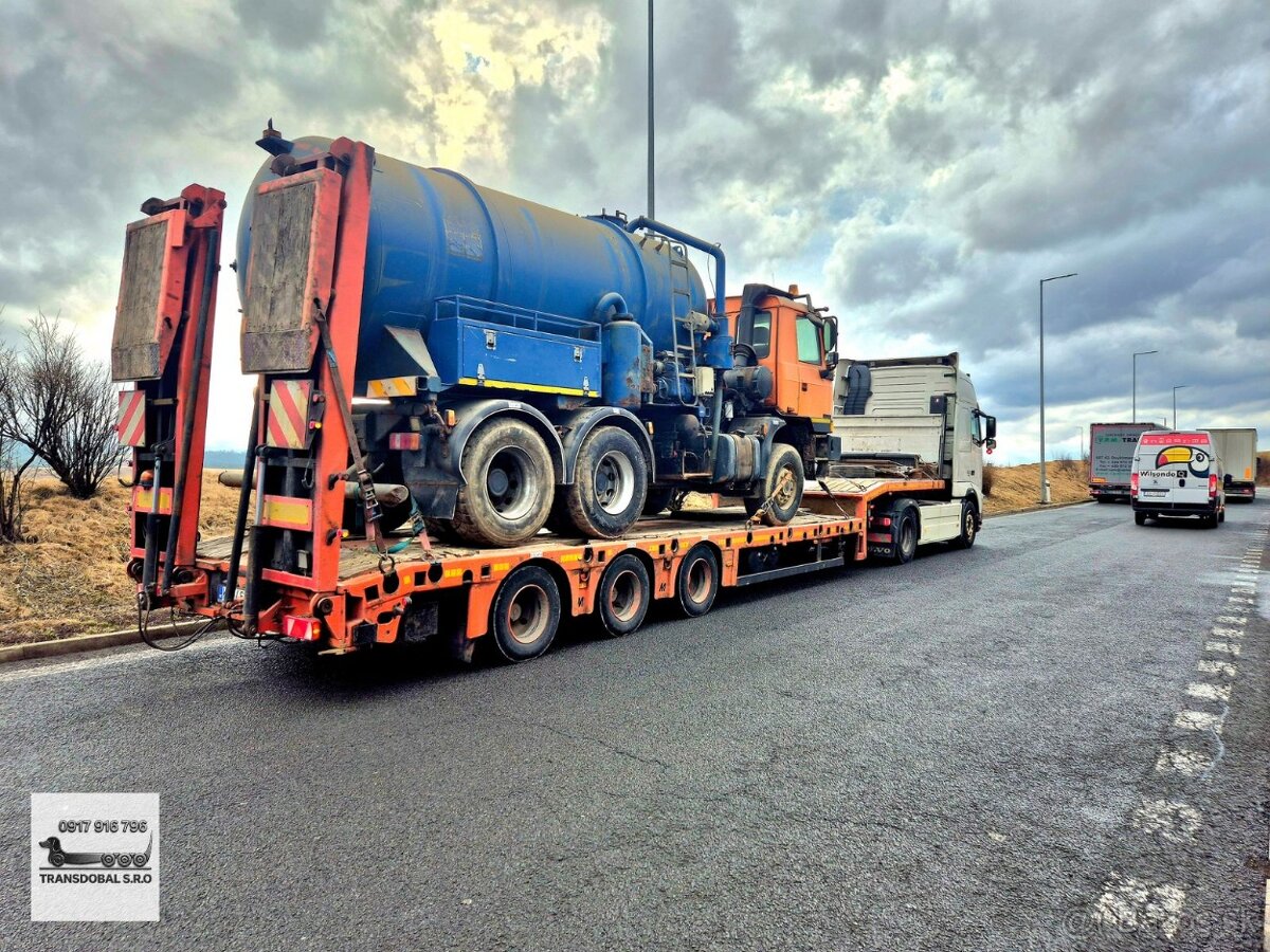 🚛‼️ PREPRAVA STROJOV PODVALNÍKOM KN + 18t NAVIJÁK - 13
