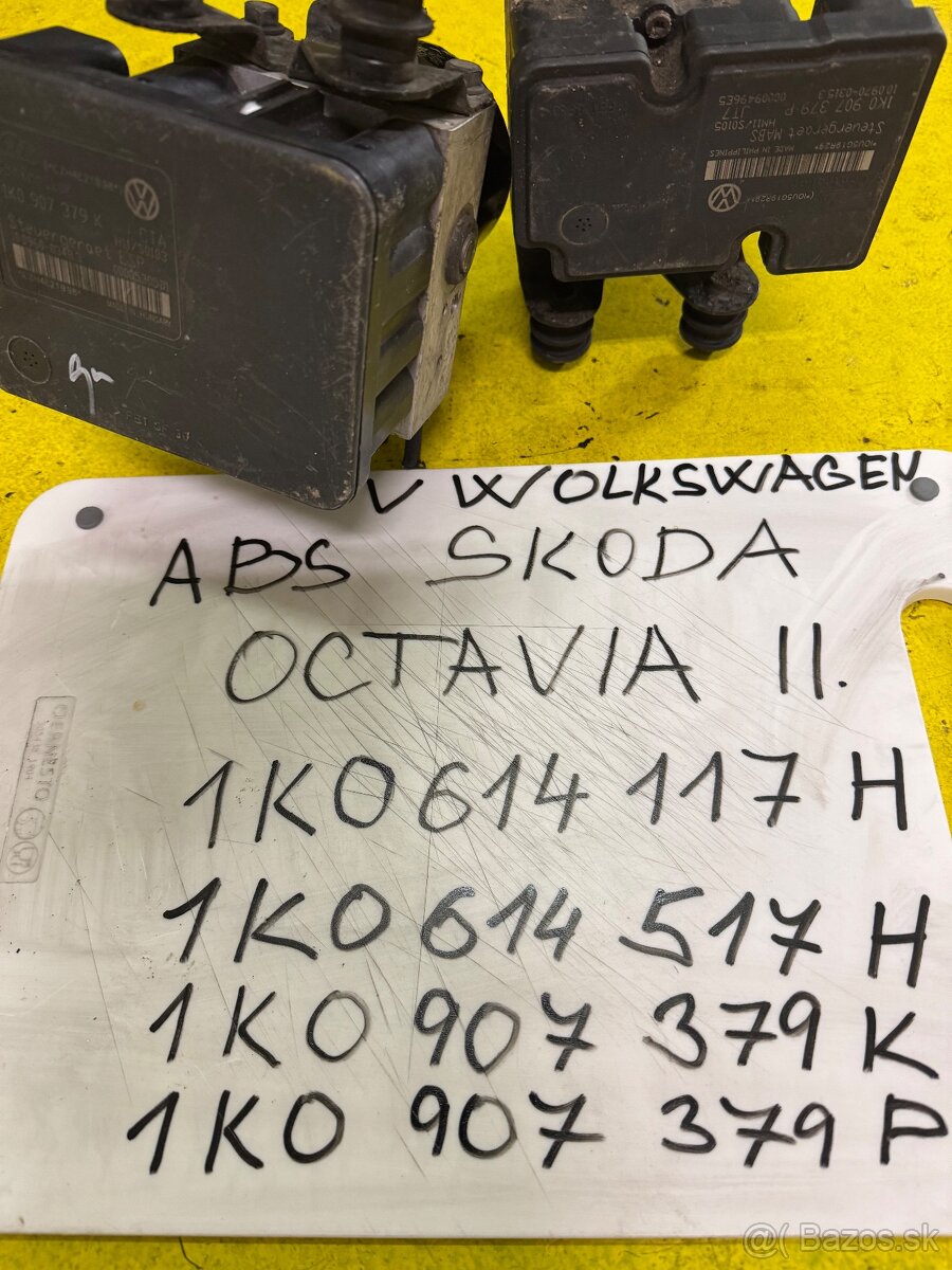 Volant škoda ,Volkswagen, ABS ,znak VW.Náprava - 13