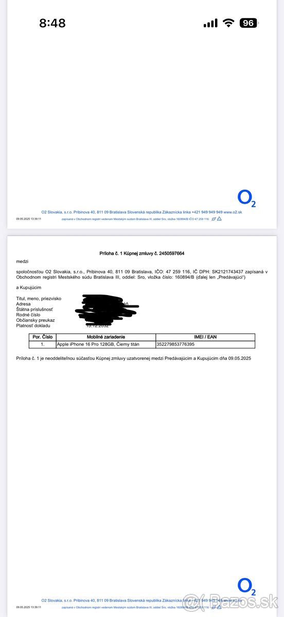 iPhone 16 pro 128 GB , Black titanium ( záruka 5/2027 ) - 13