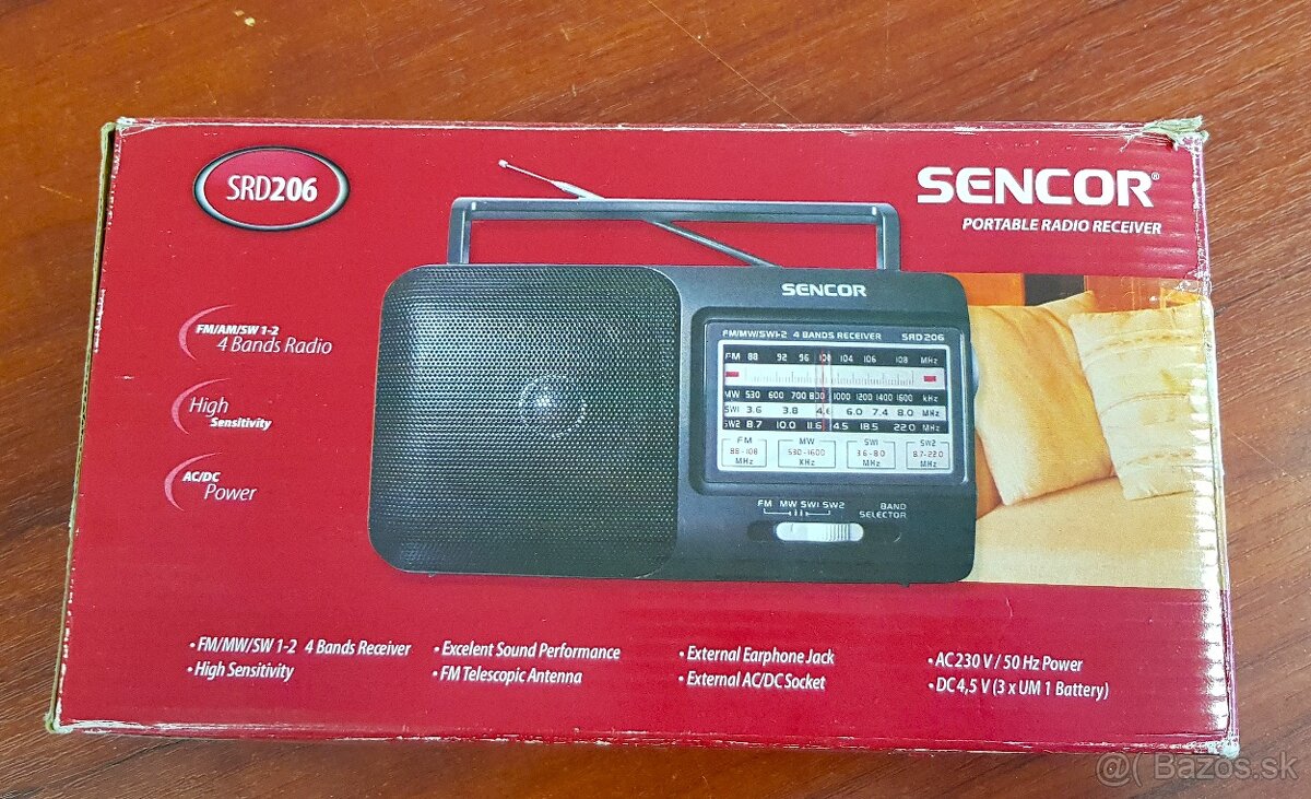 SENCOR rádio "tranzistorové" - 13