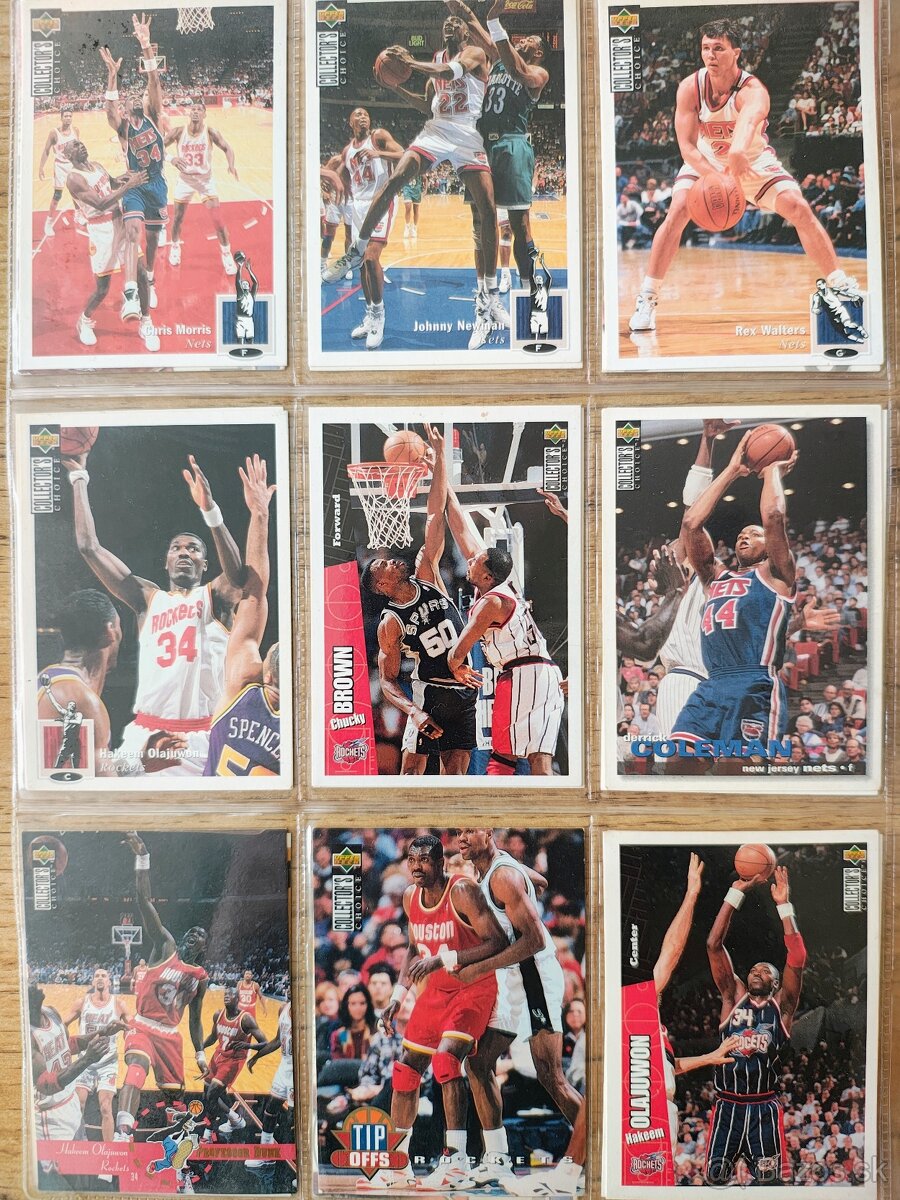 Kartičky NBA - Upper Deck a Fleer (94 - 97) - 13
