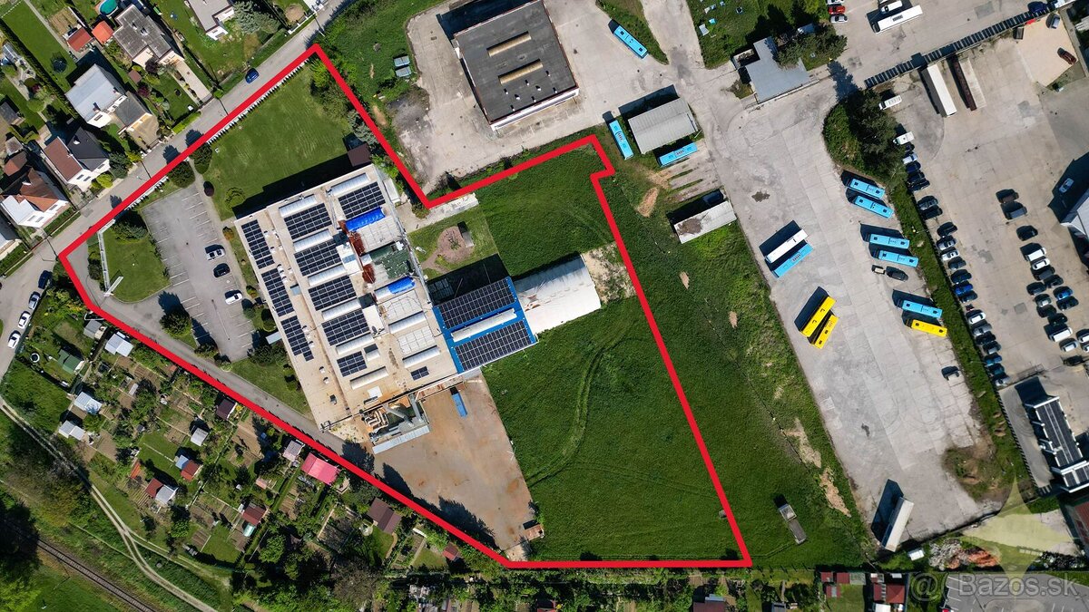 Ponúkame na predaj výrobný areál 14578 m2 v Partizánskom ul. - 13
