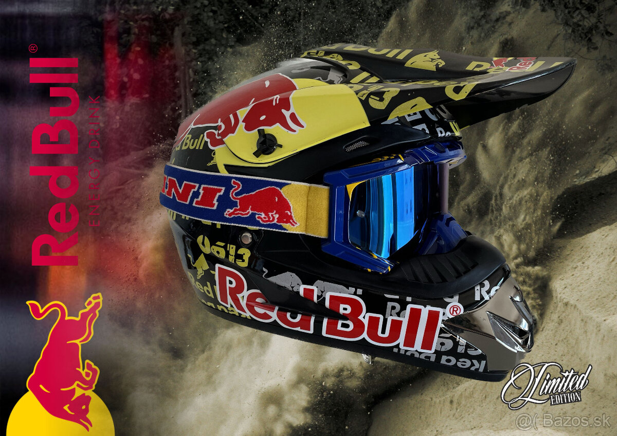 RED BULL HELMA + OKULIARE KINI + MIKINA + KARTA - 13