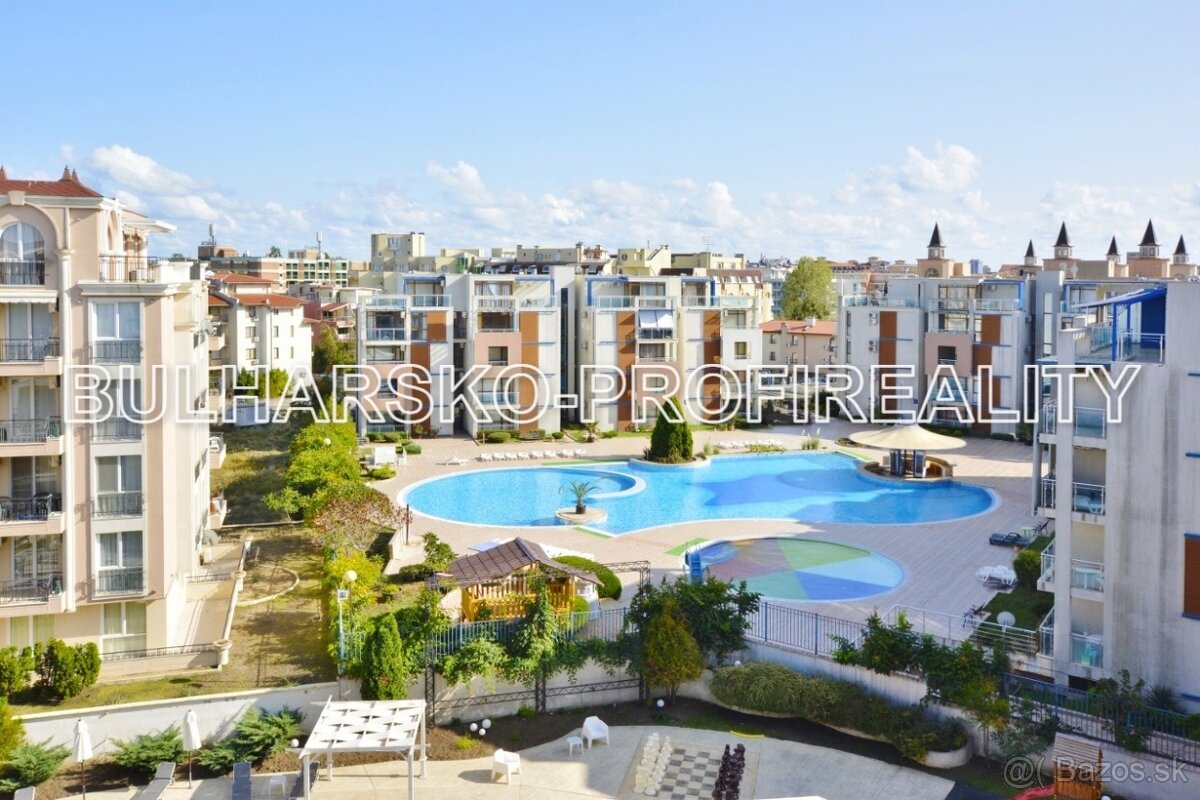 Bulharsko-PROSTORNÉ STUDIO (48 m) | SKLEP | VELKÝ BAZÉN | Ca - 13