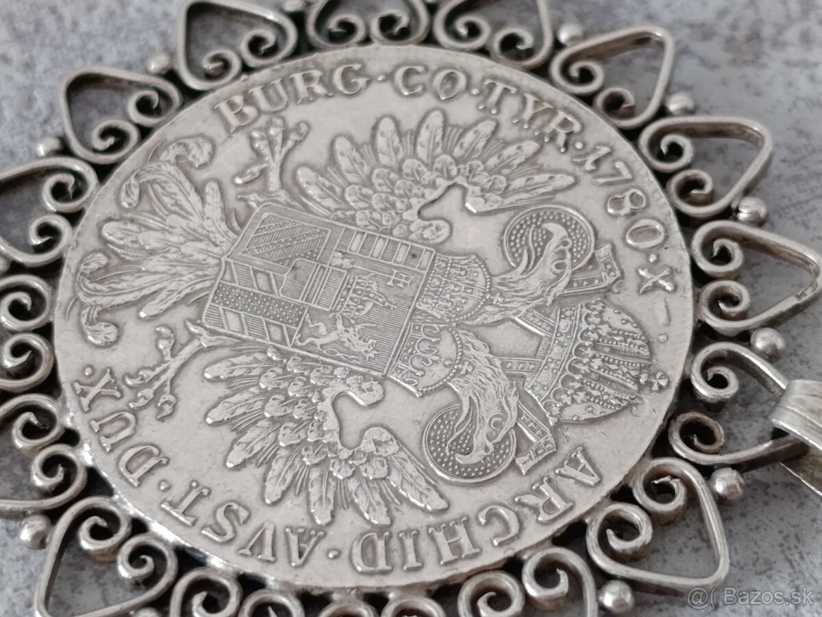 Tolar Marie Terezie(zřejmě novorazba), PUNC, AG, STRIBRO - 13