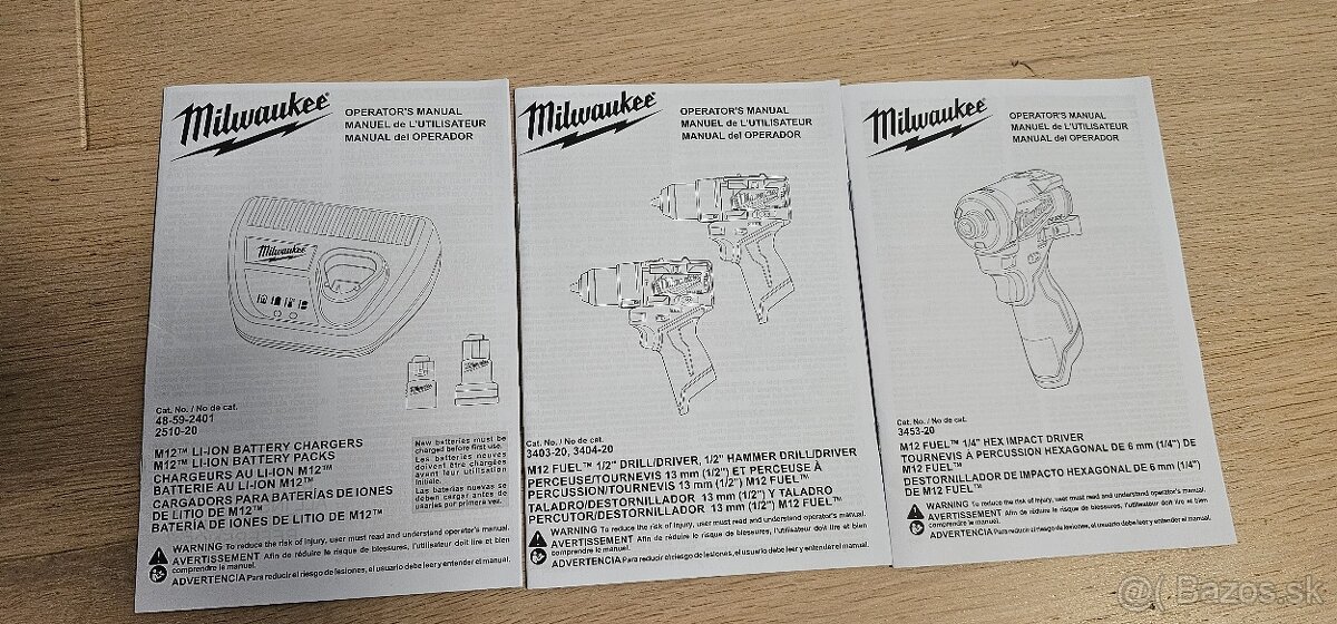 Milwaukee M12FPD2 + M12FID2 - 13