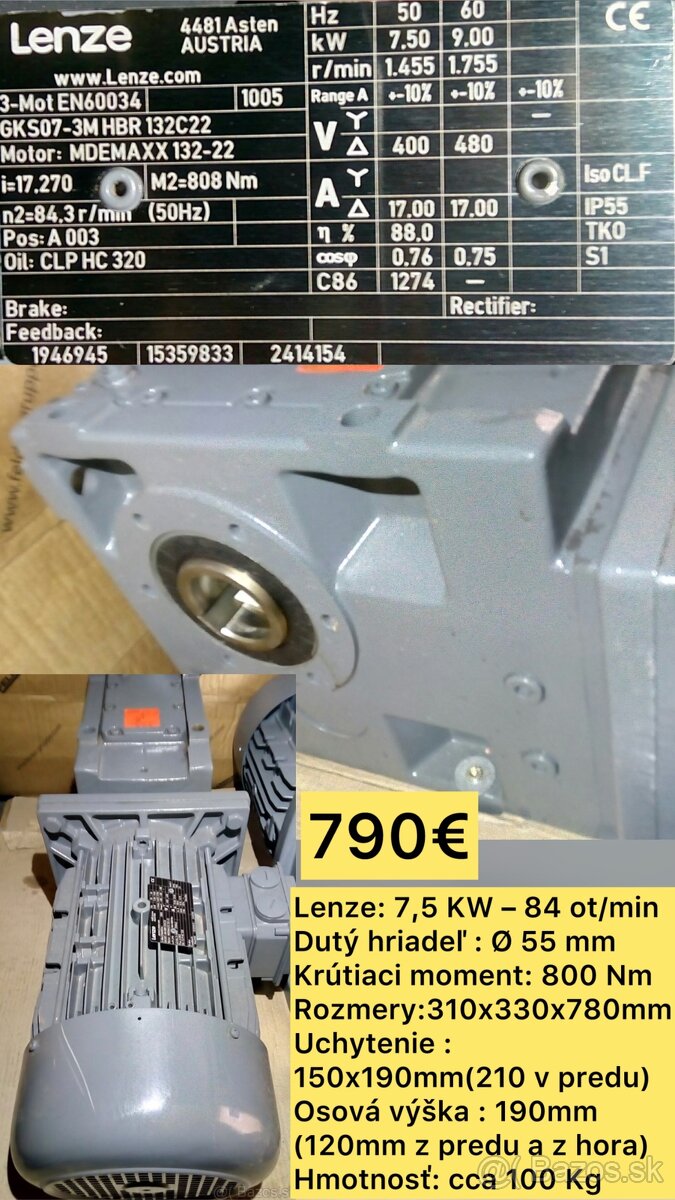 Elektroprevodovky 0,37-15Kw - 13