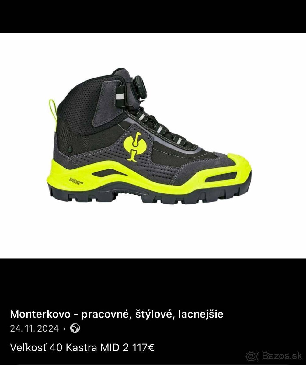 Engelbert Strauss pracovná obuv 40, MIX topánky, TOP - 13