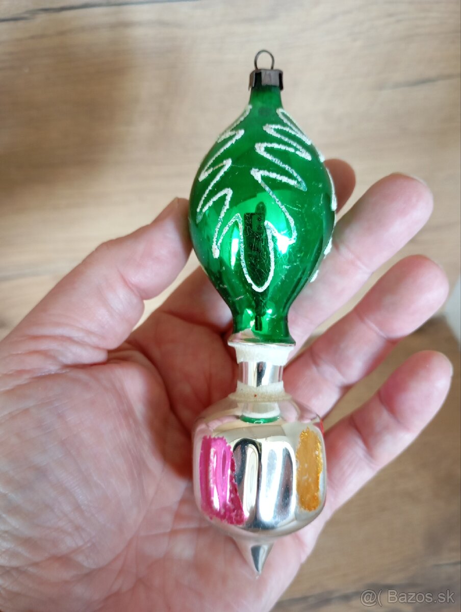 staré vianočné ozdoby, komplet 49e - 13