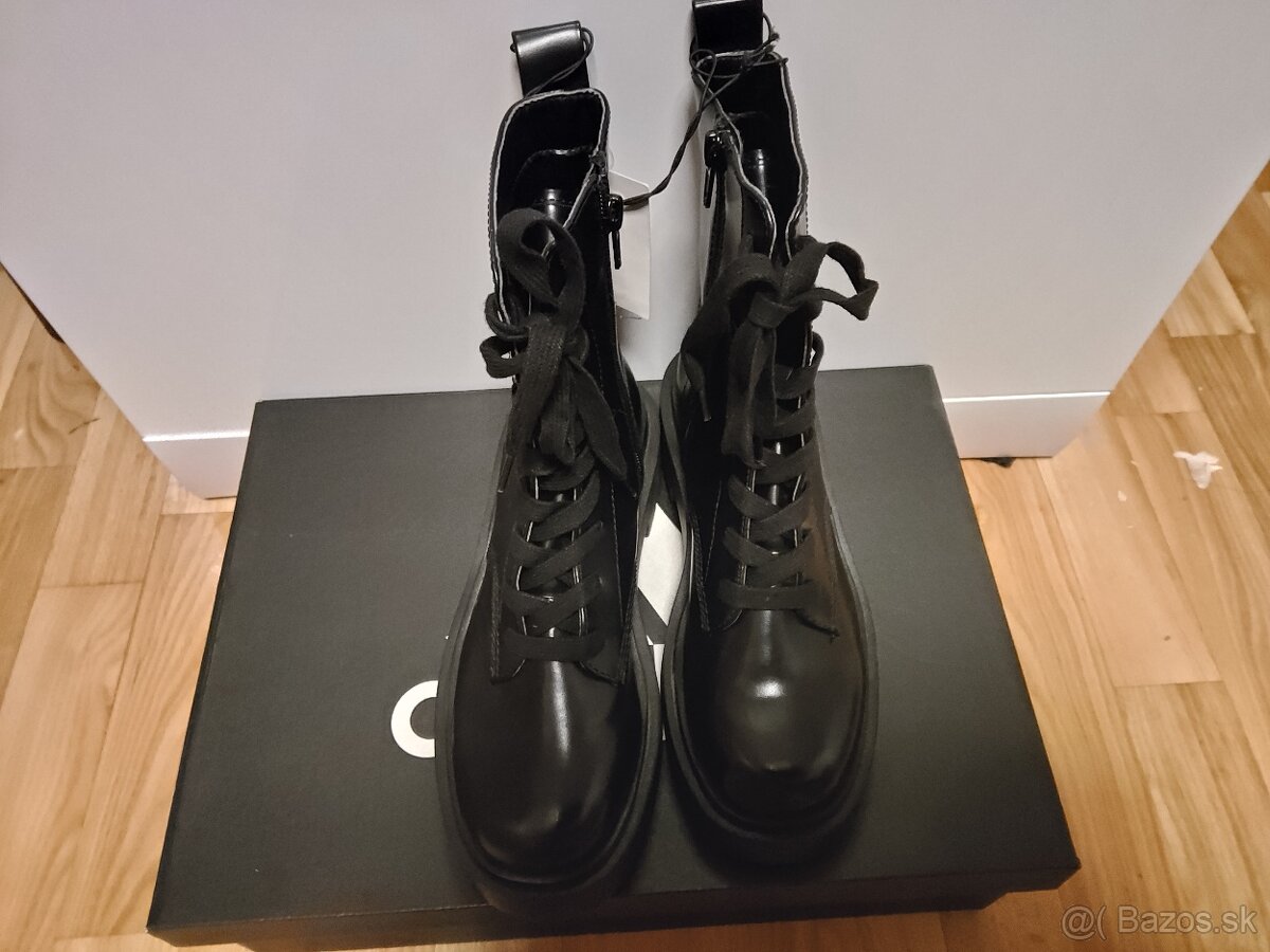 Nové nenosené Vyššie topanky na Zimu H&M č.36 - 12 Eur - 13