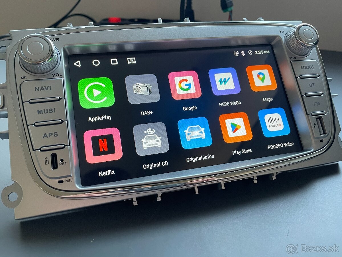 FORD android rádio 4-jadro 4GB+64GB, AndroidAuto, Carplay - 13