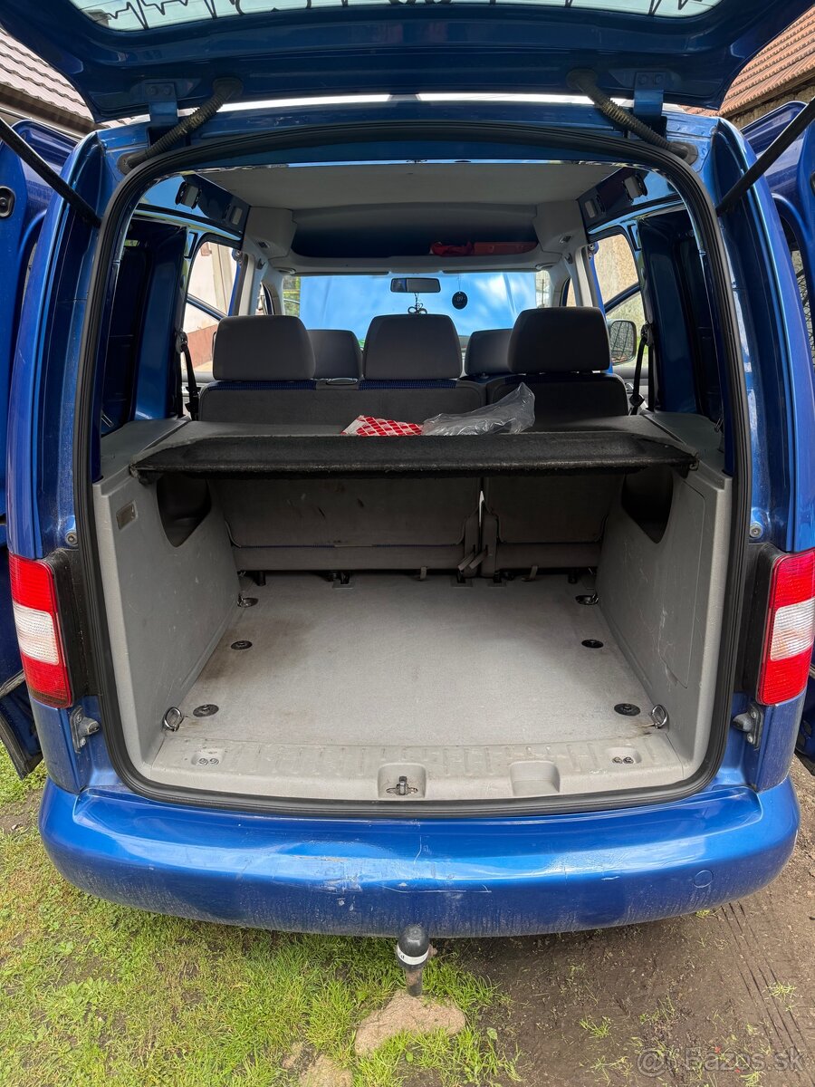 VW Caddy 1,9 tdi 77kw - 7 miestna - 13