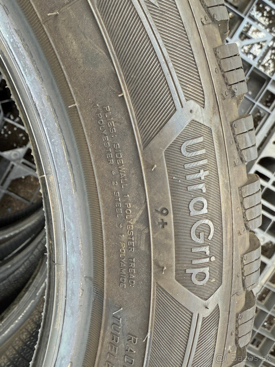PREDÁM 4 kusy zimné pneumatiky GOODYEAR 195/55 R16 91H - 13