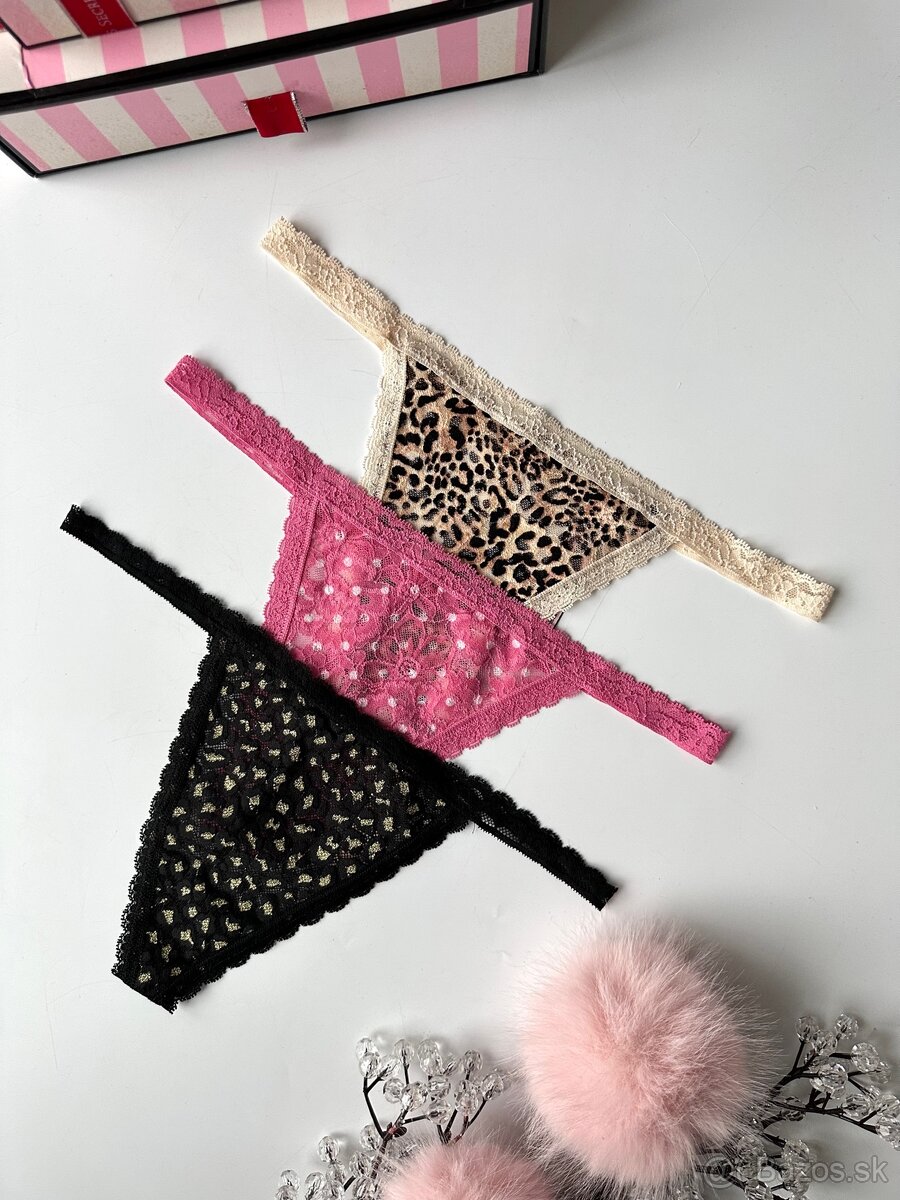 Victoria’s Secret Pink tanga nohavičky L - 13