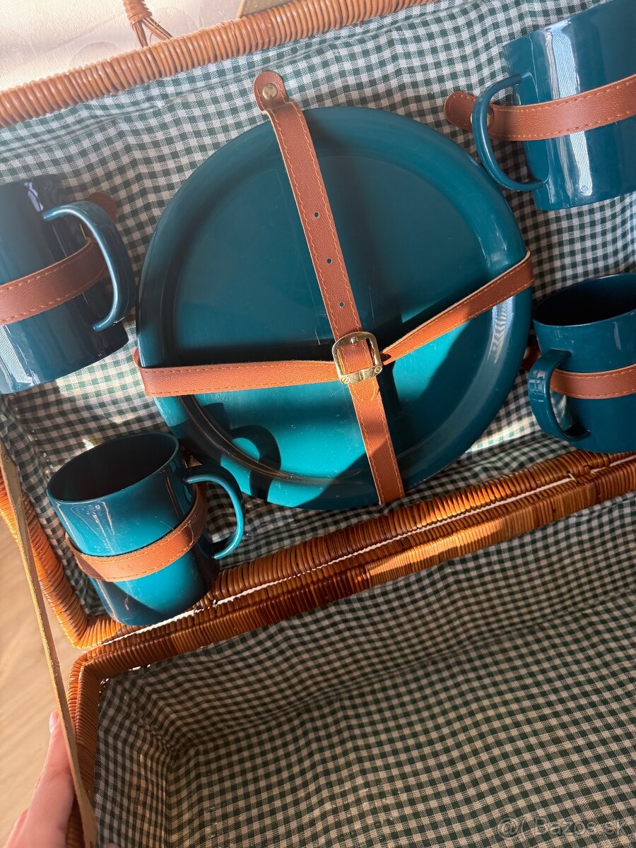 Ratanový piknikový kôš - 13